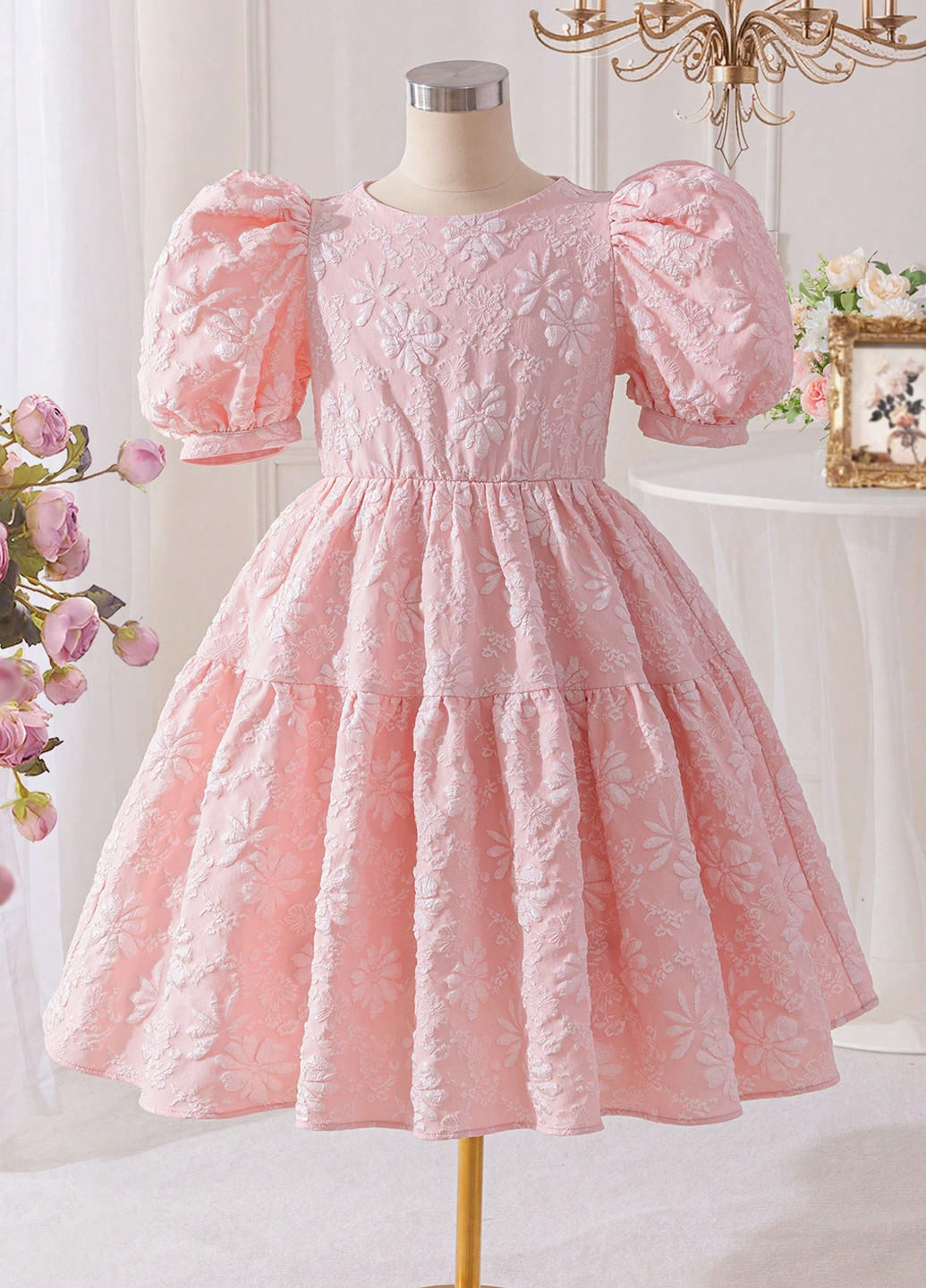 Світло-рожева сукня SHEIN (365683631)