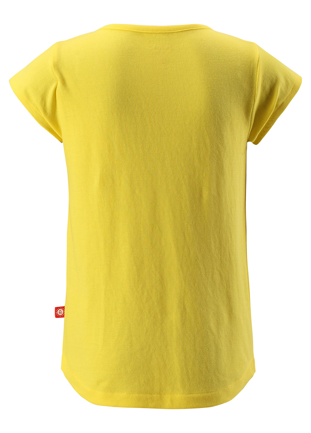 Желтая летняя футболка с коротким рукавом Reima