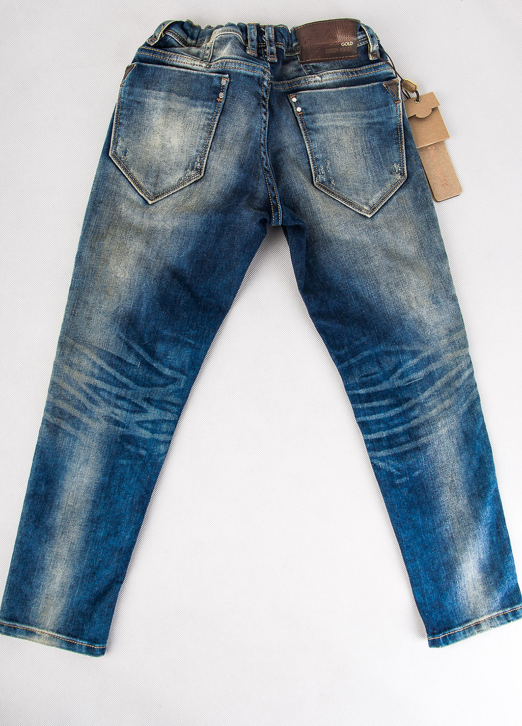 Голубые демисезонные прямые джинсы Antony Morato