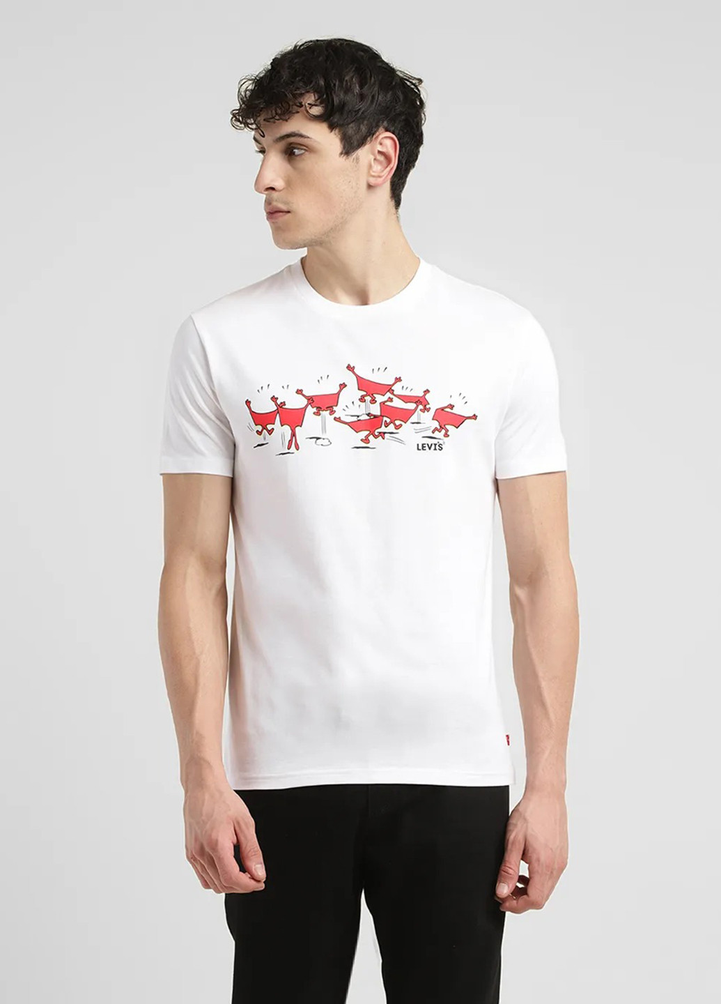 Белая футболка Levi's