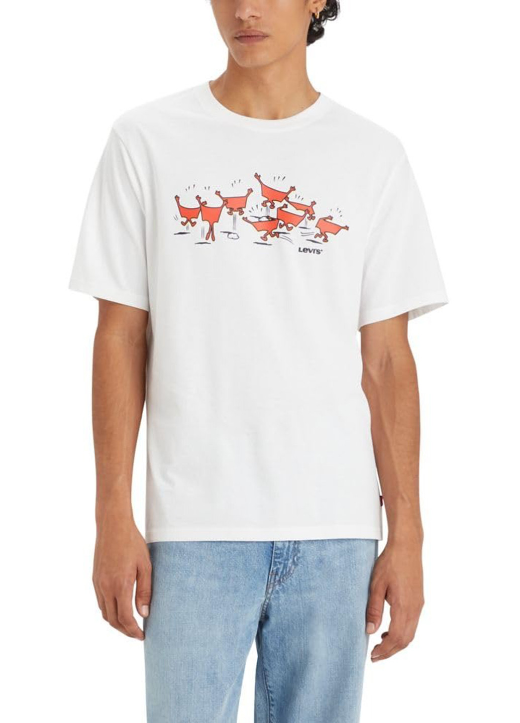 Белая футболка Levi's
