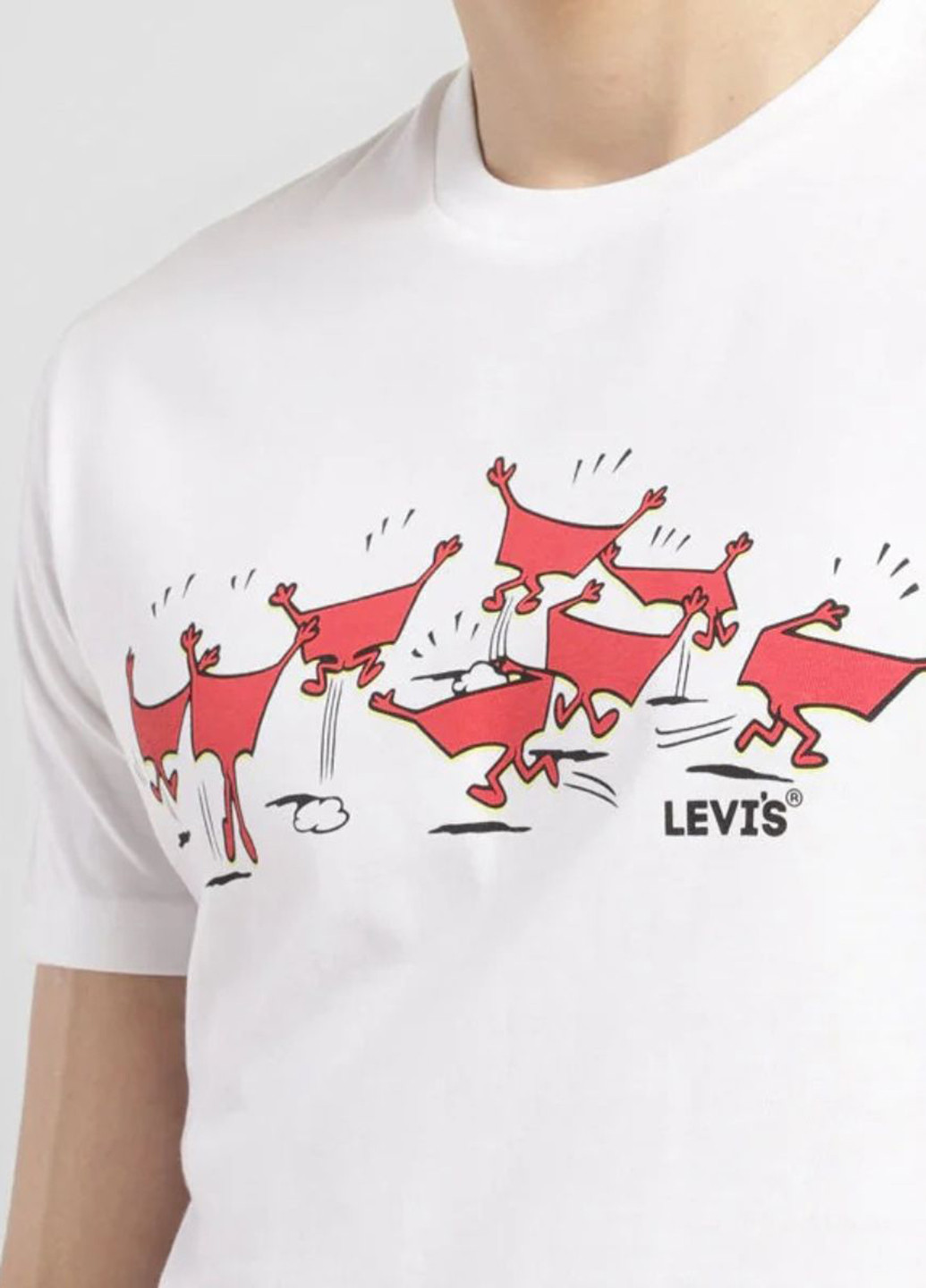 Белая футболка Levi's