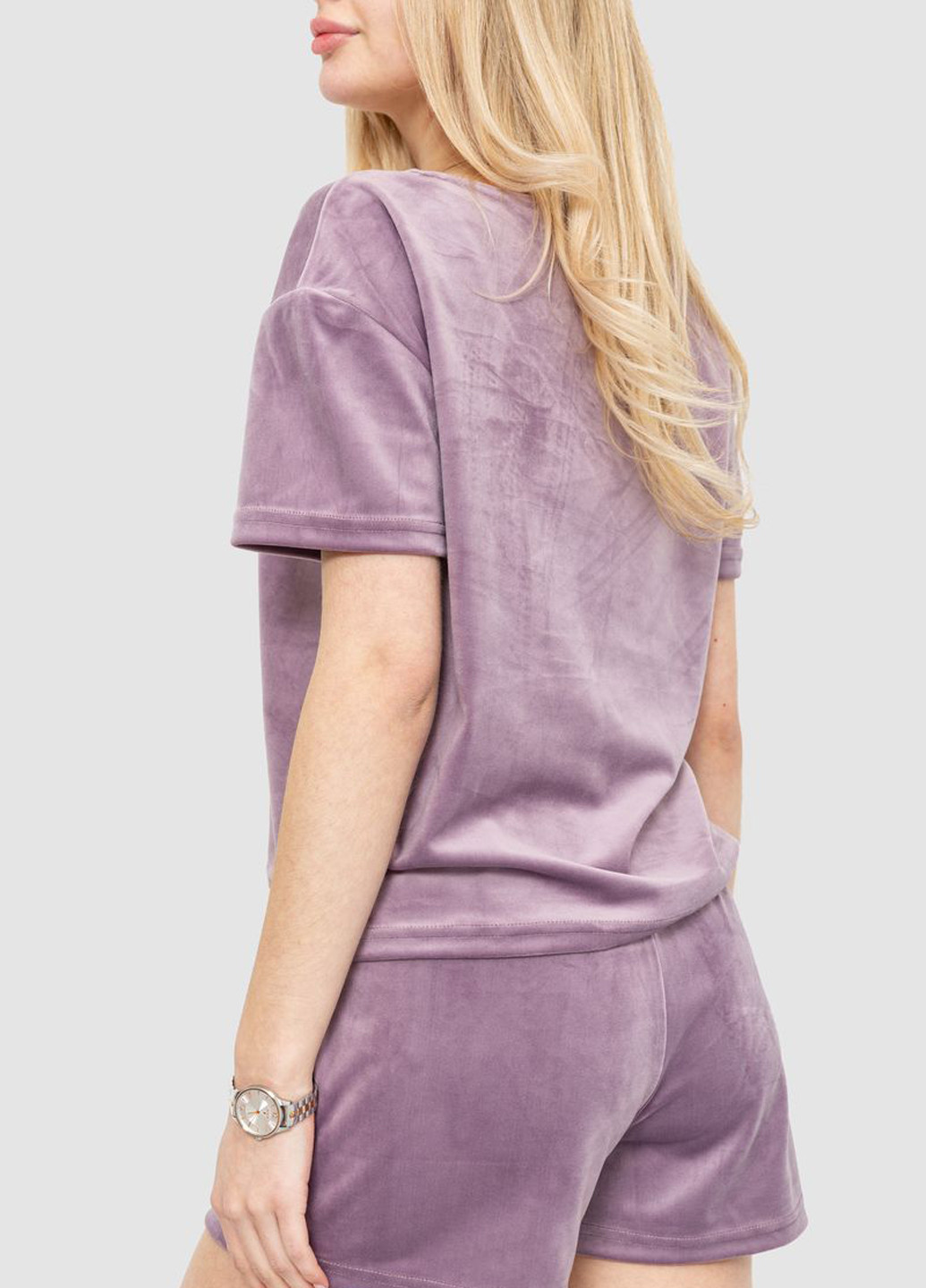 Лиловая всесезон пижама (футболка, шорты) футболка + шорты Ager