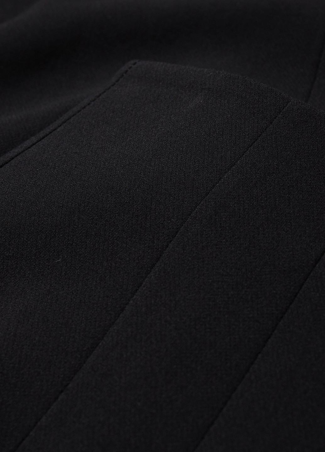 Черная офисная однотонная юбка C&A карандаш