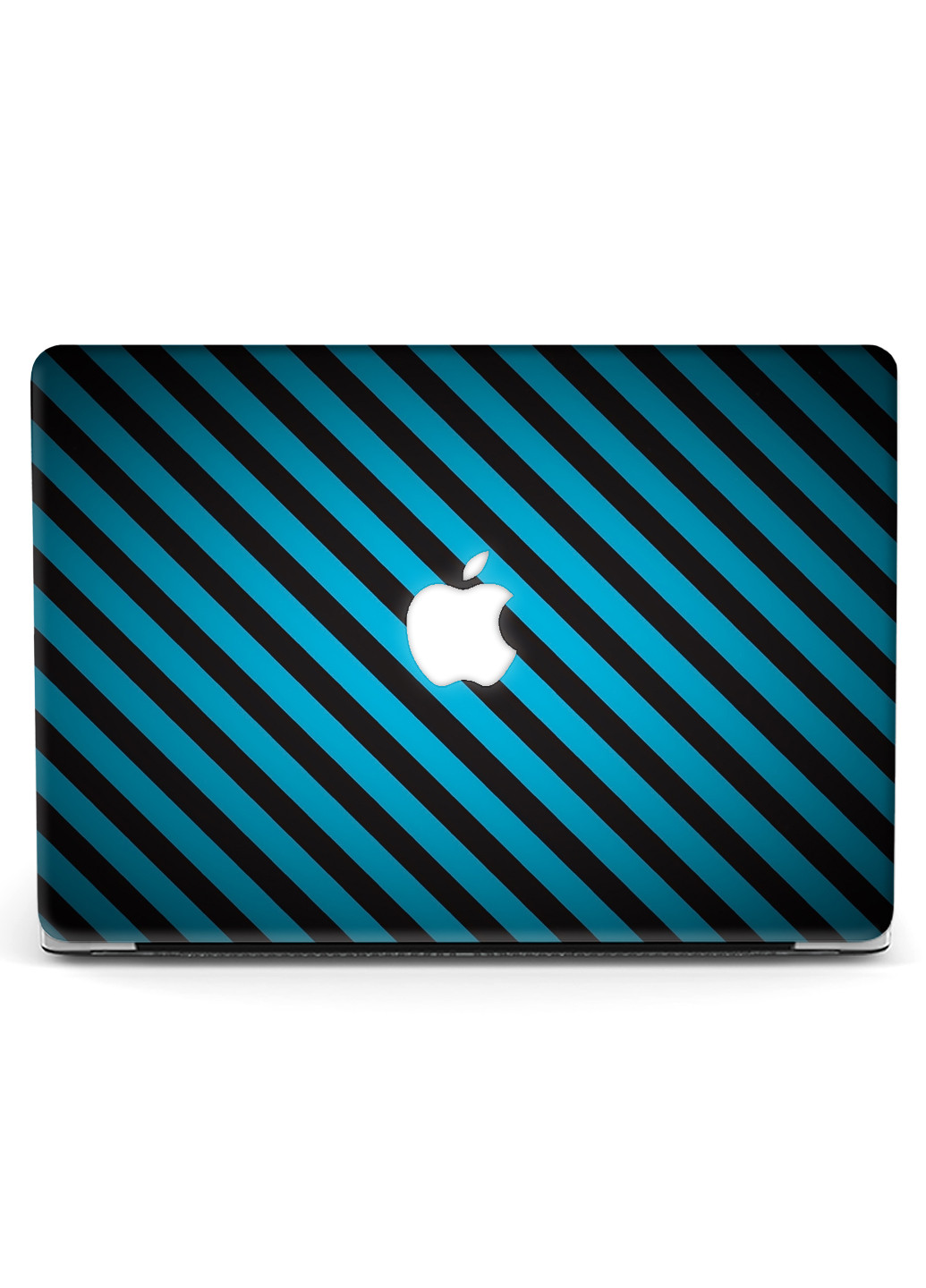 Чохол пластиковий для Apple MacBook 12 A1534 / A1931 Абстракція (Dark blue stripes abstract) (3365-2731) MobiPrint (219124517)