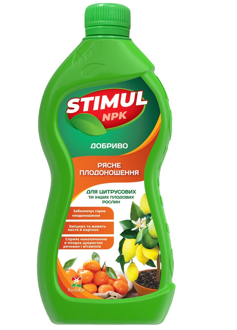Минеральное удобрение для цитрусовых и других плодовых растений Стимул NPK 550 мл Чистый Лист (252444156)