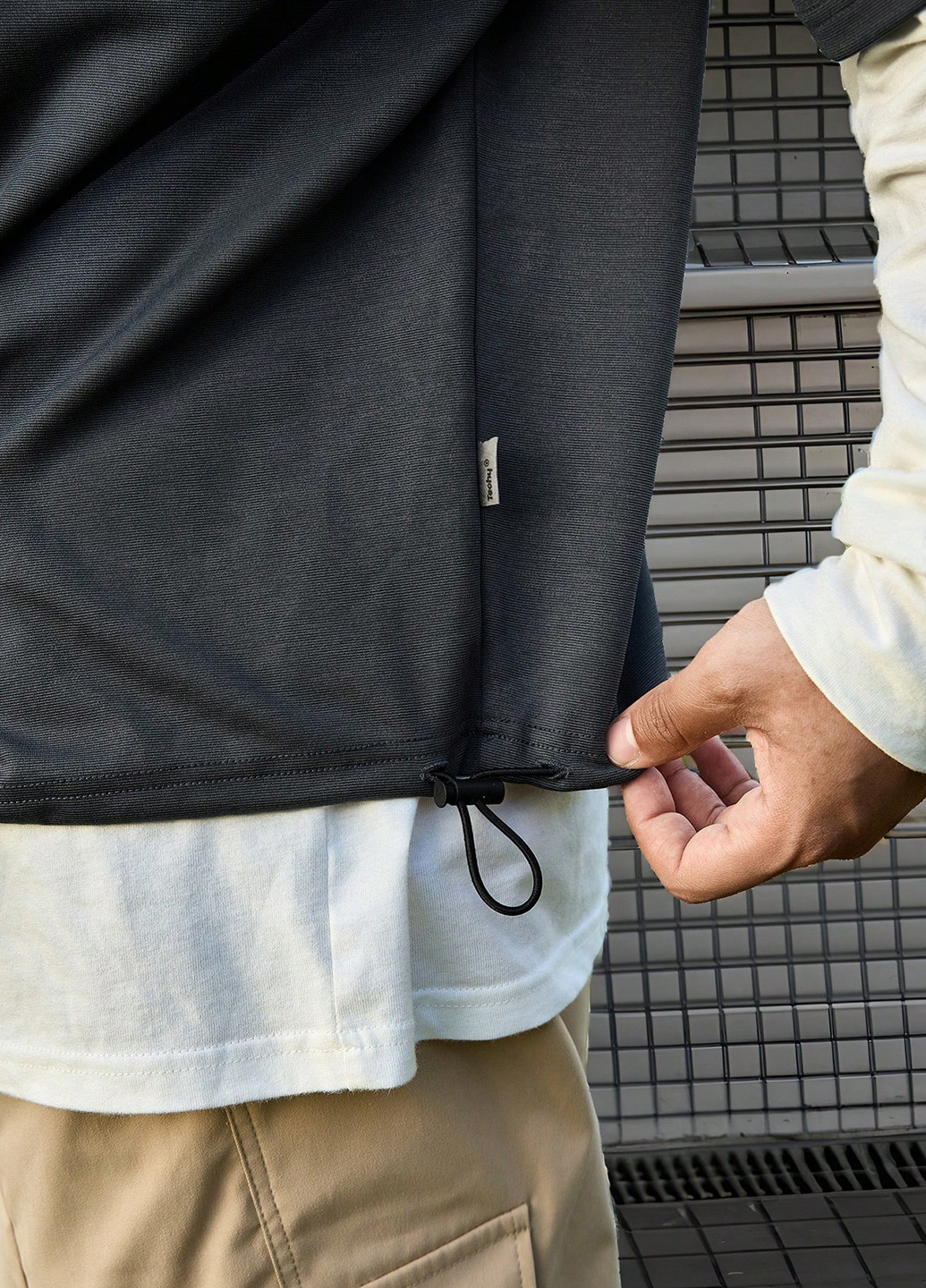 Лонгслів SHEIN колор блок комбінований кежуали поліестер