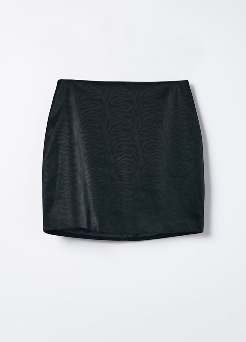 Черная кэжуал однотонная юбка Mohito