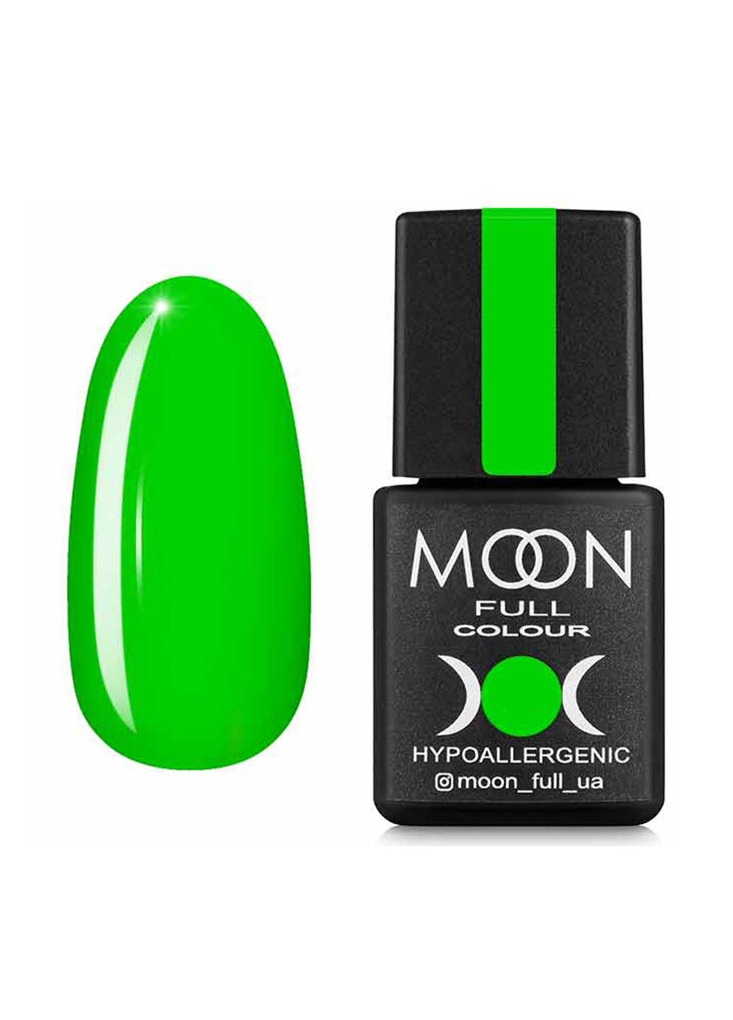 Гель-лак FULL color Neon №702 (салатовий яскравий), 8 мл Moon (184150702)