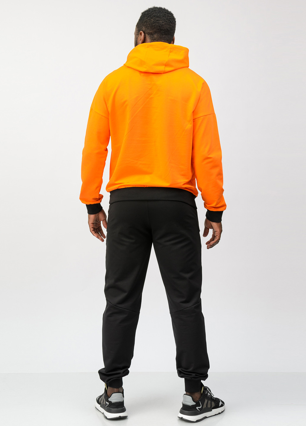 Оранжевый демисезонный костюм (худи, брюки) брючный SA-sport