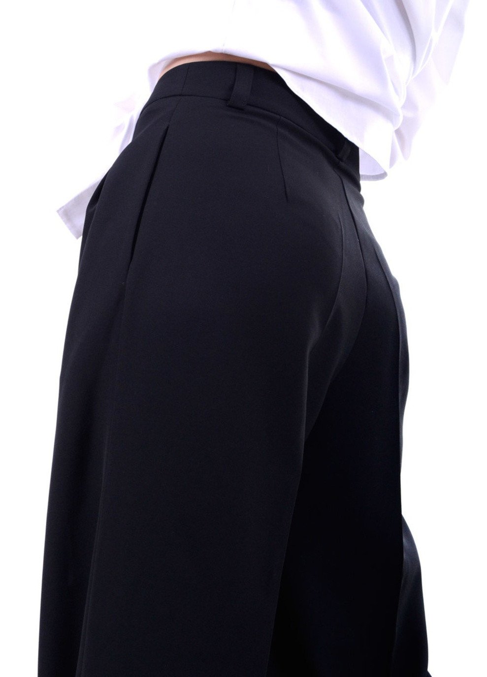 Черные кэжуал летние палаццо брюки Luxik
