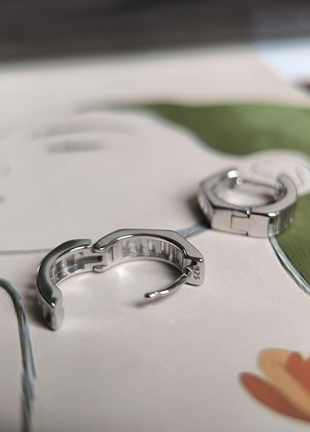 Сережки Silver Flame (336574527)