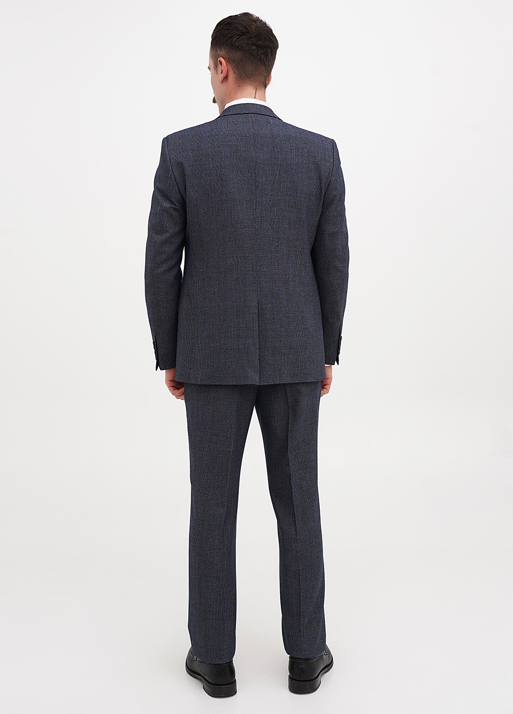 Серо-синий демисезонный костюм (пиджак, брюки) брючный Federico Cavallini