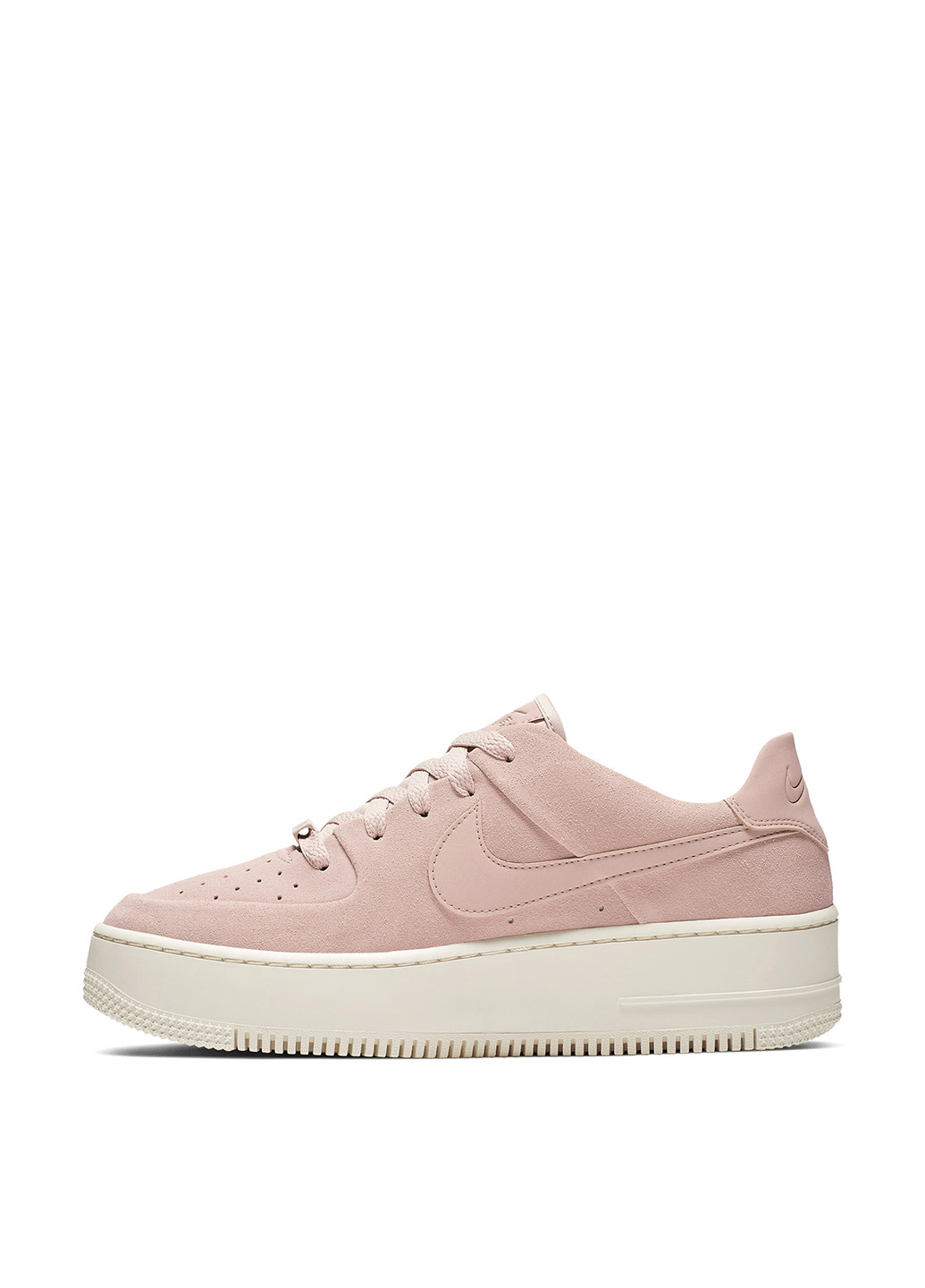 Кроссовки Nike Air Force 1 Sage Low бежевые демисезоны (348516989)