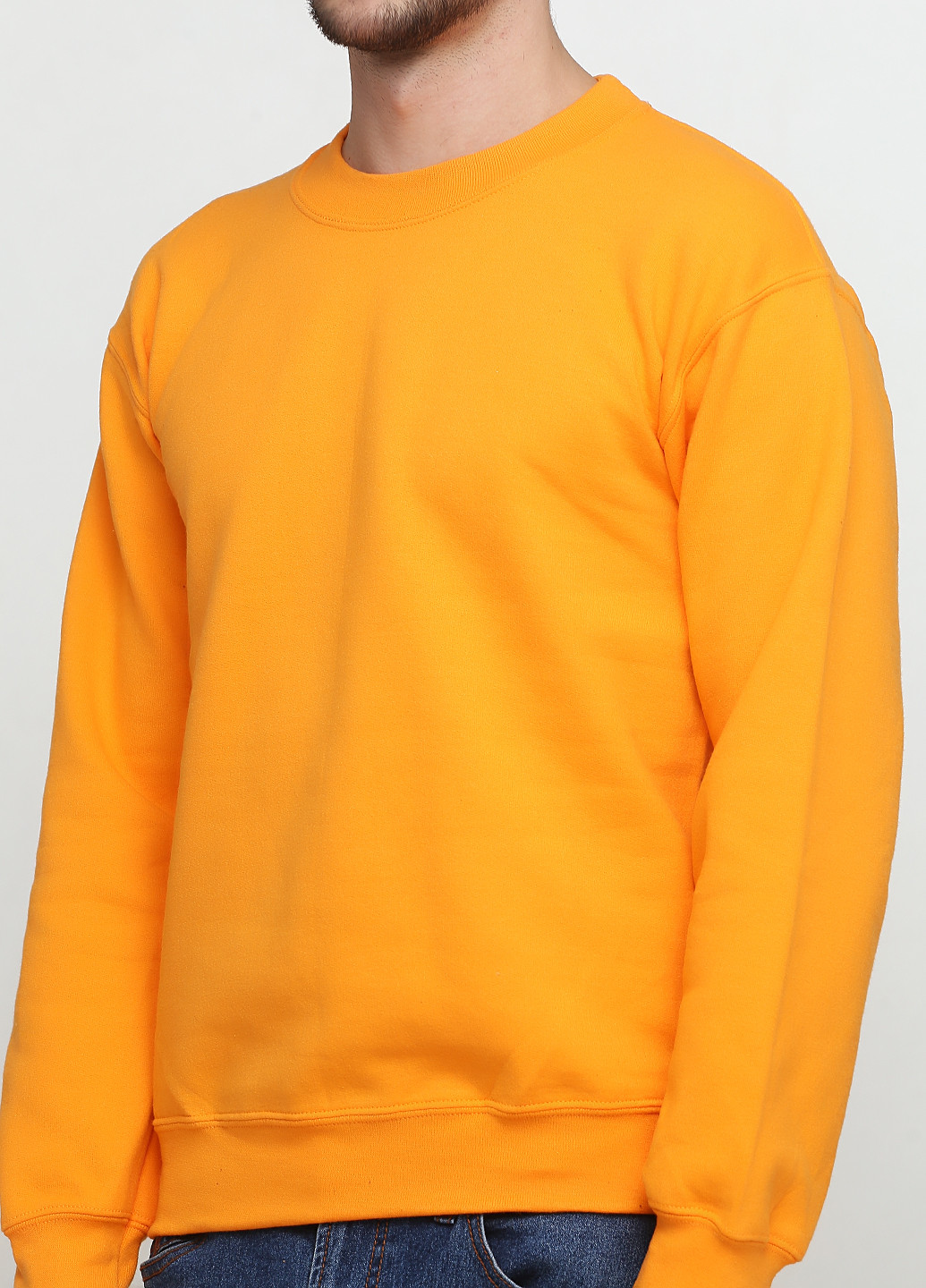 Gildan свитшот однотонный оранжевый кэжуал