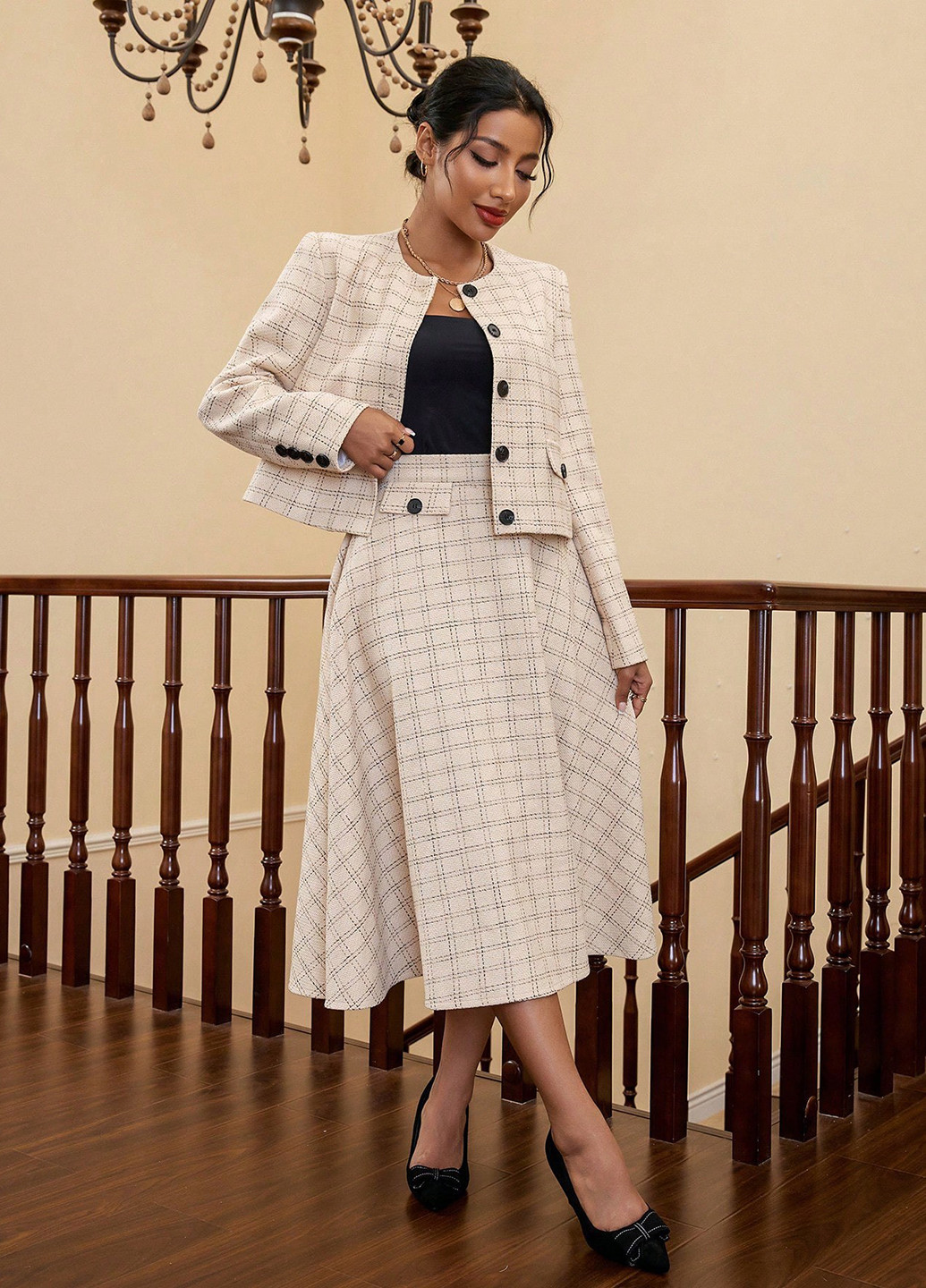 Костюм (жакет, юбка) SHEIN (356956789)