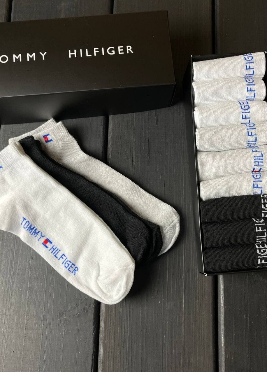 Набор мужских носков No Brand логотипы комбинированные спортивные