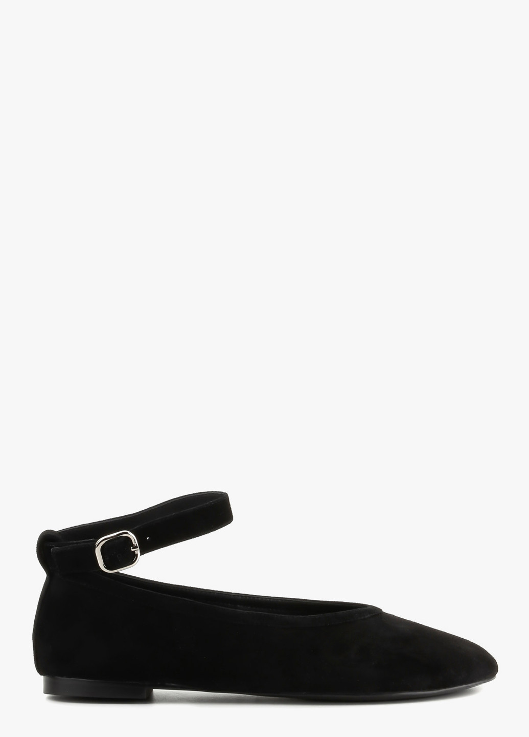 Le'BERDES Туфлі анкл страп чорний з натуральна замша, україна — демісезон (370451987)