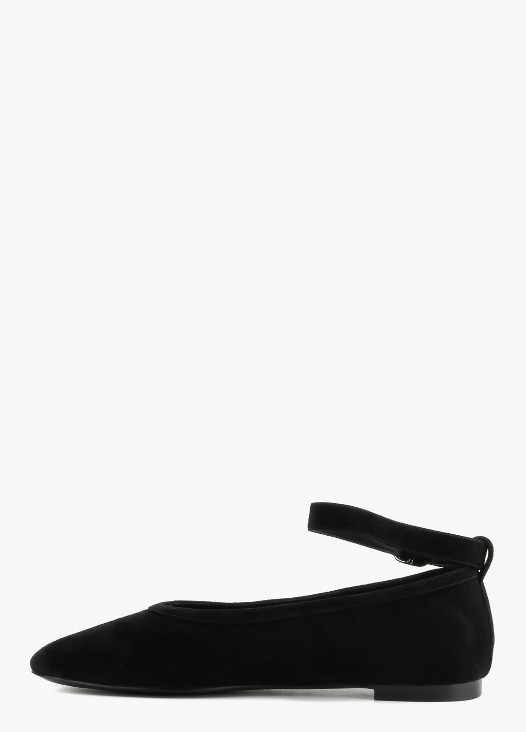 Le'BERDES Туфлі анкл страп чорний з натуральна замша, україна — демісезон (370451987)