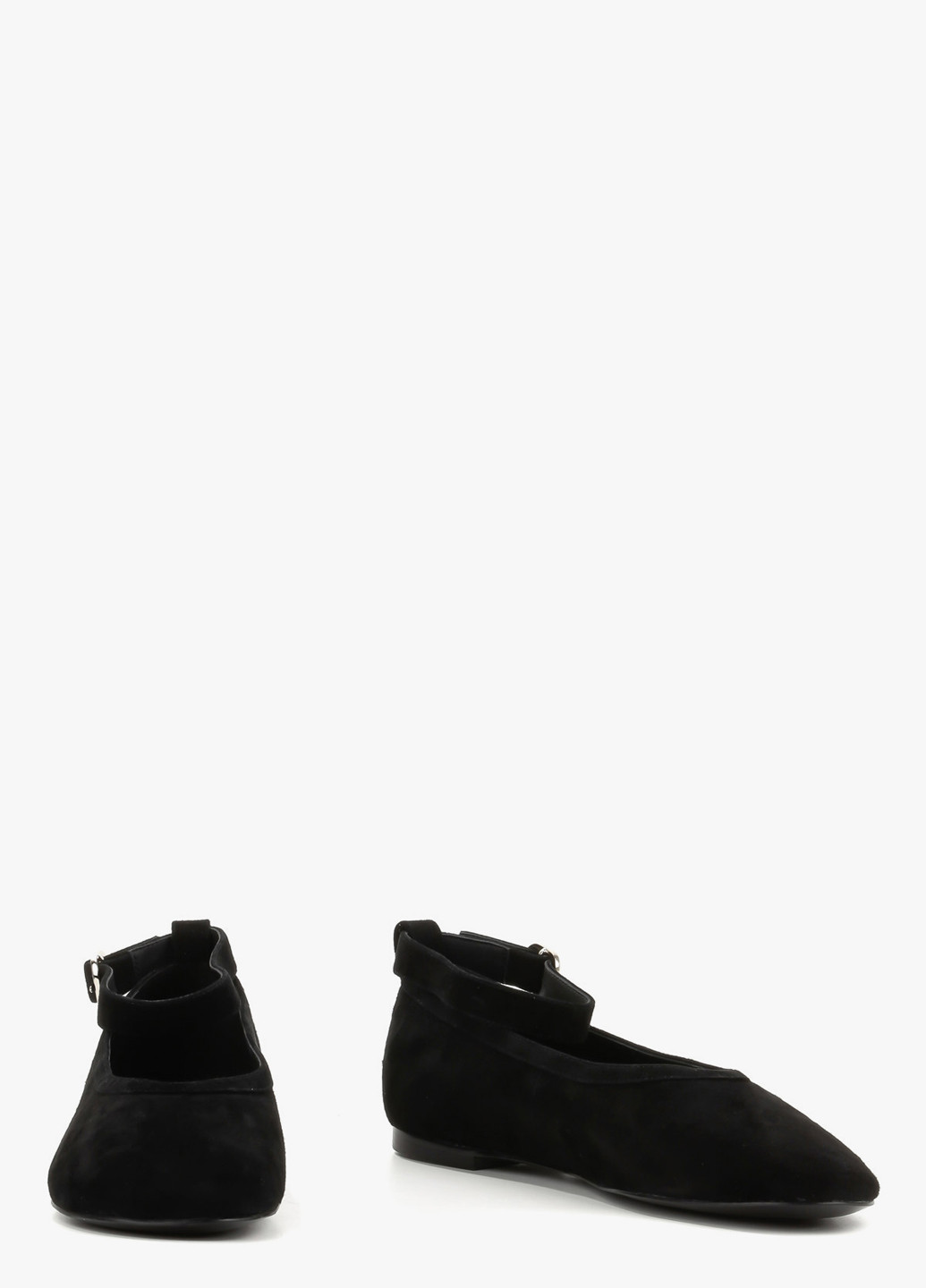 Le'BERDES Туфлі анкл страп чорний з натуральна замша, україна — демісезон (370451987)