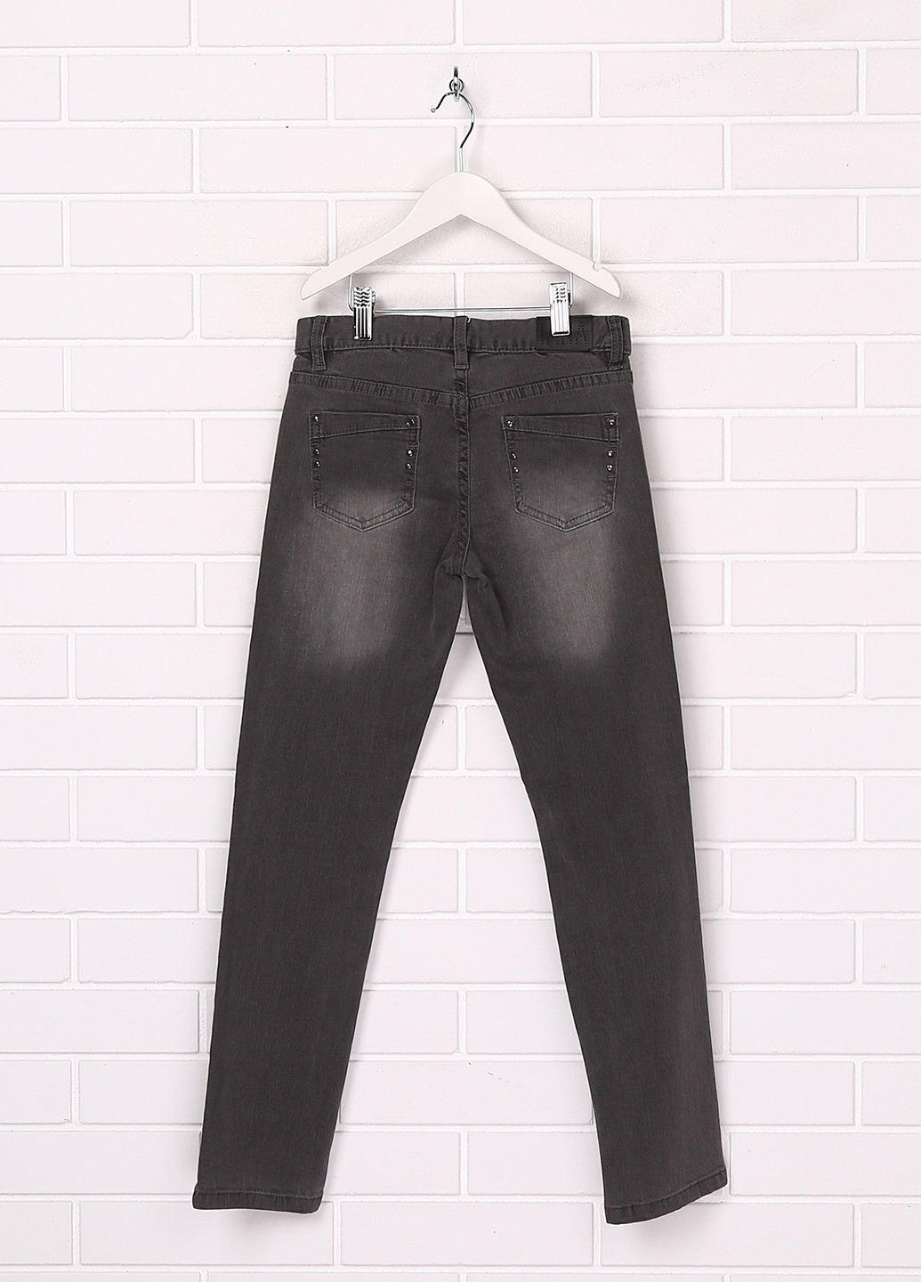 Серые демисезонные джинсы Iana