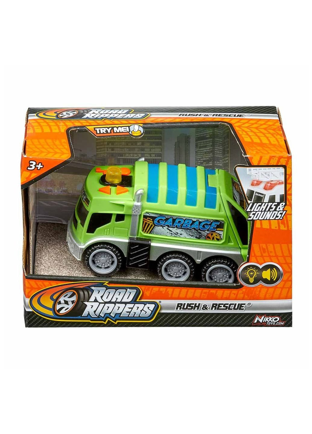 Машина Rush and rescue Мусоровоз (20133) Road Rippers (254066623)