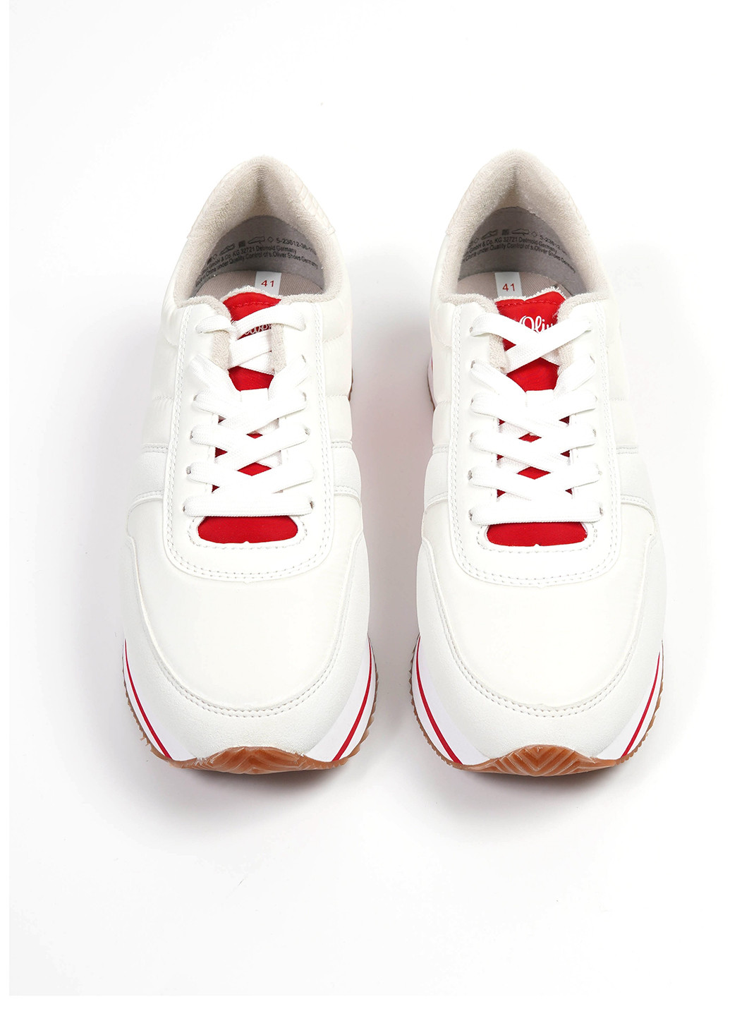 Белые демисезонные кроссовки S.Oliver