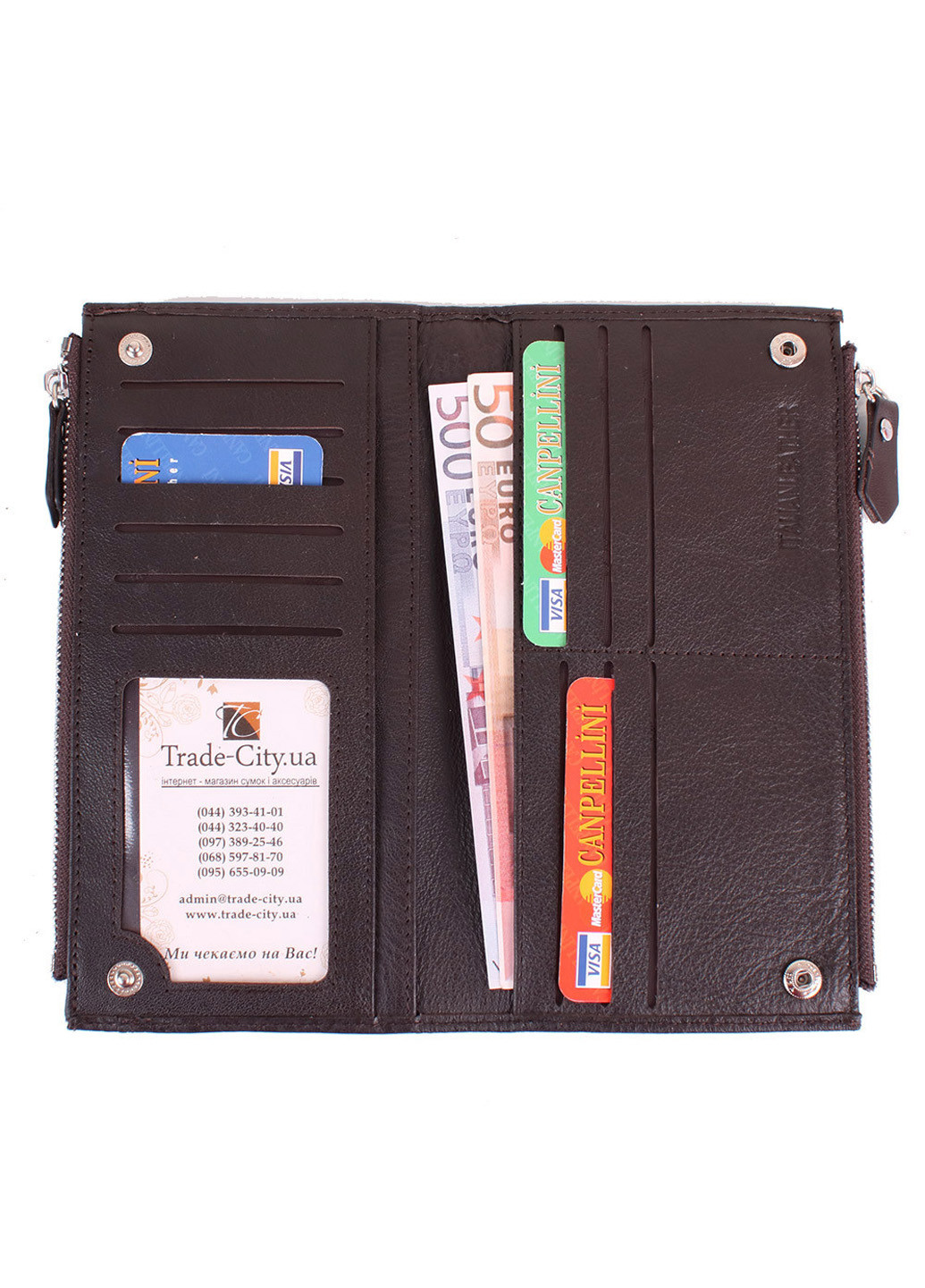 Жіночий шкіряний гаманець 19х9,5х1,8 см ST Leather Accessories (195538348)