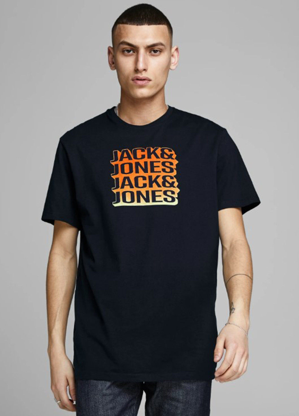 Черная футболка Jack & Jones