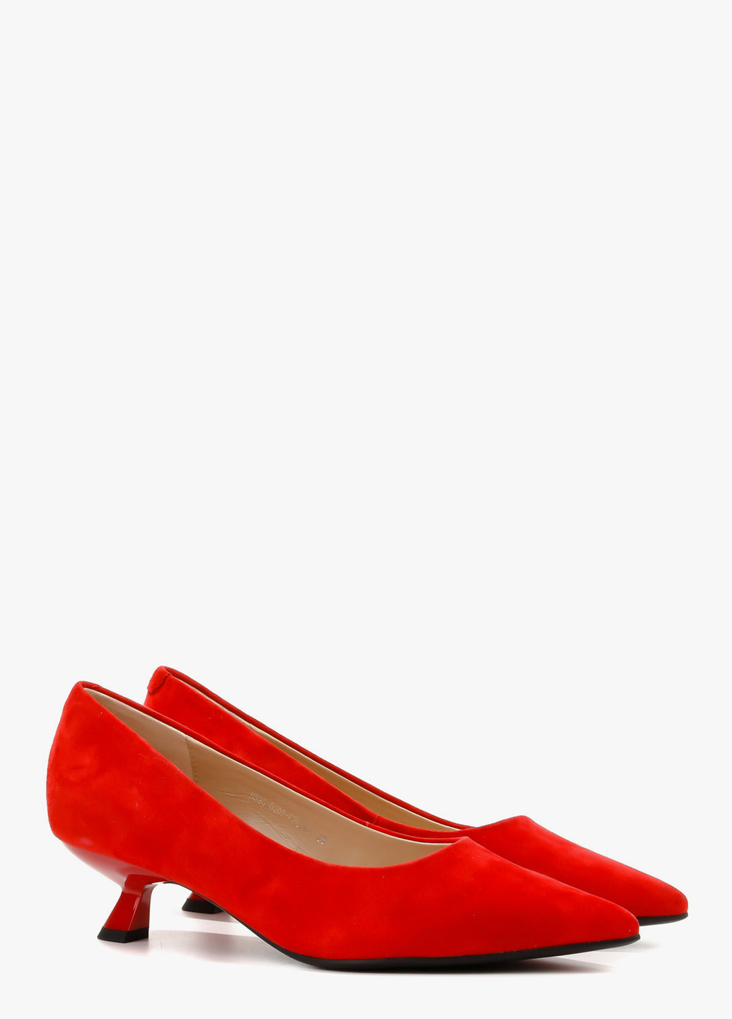 Le'BERDES Туфли лодочки красный з натуральная замша, украина — демисезон (322646275)