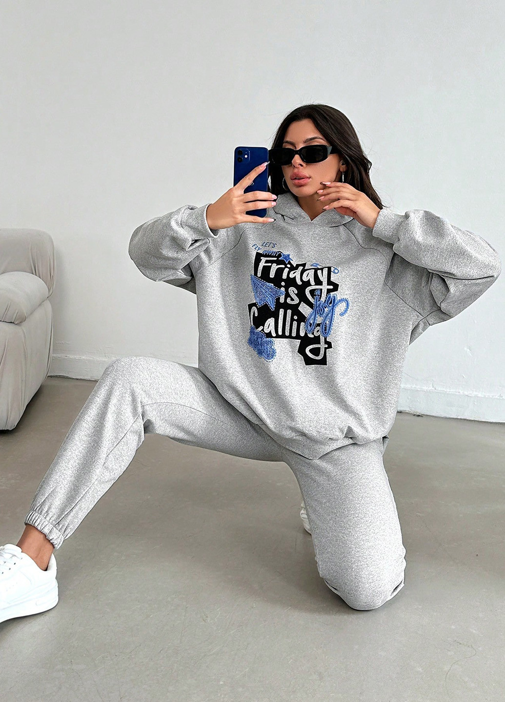 Костюм (худи, брюки) SHEIN (364099786)