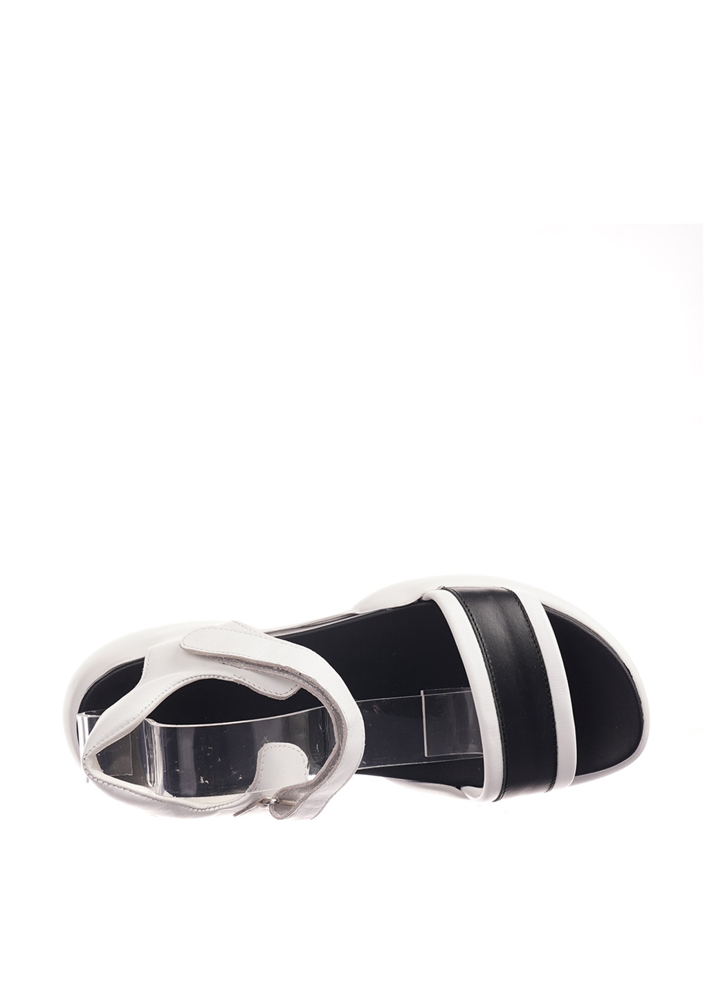 Черно-белые босоножки Viscala на липучке