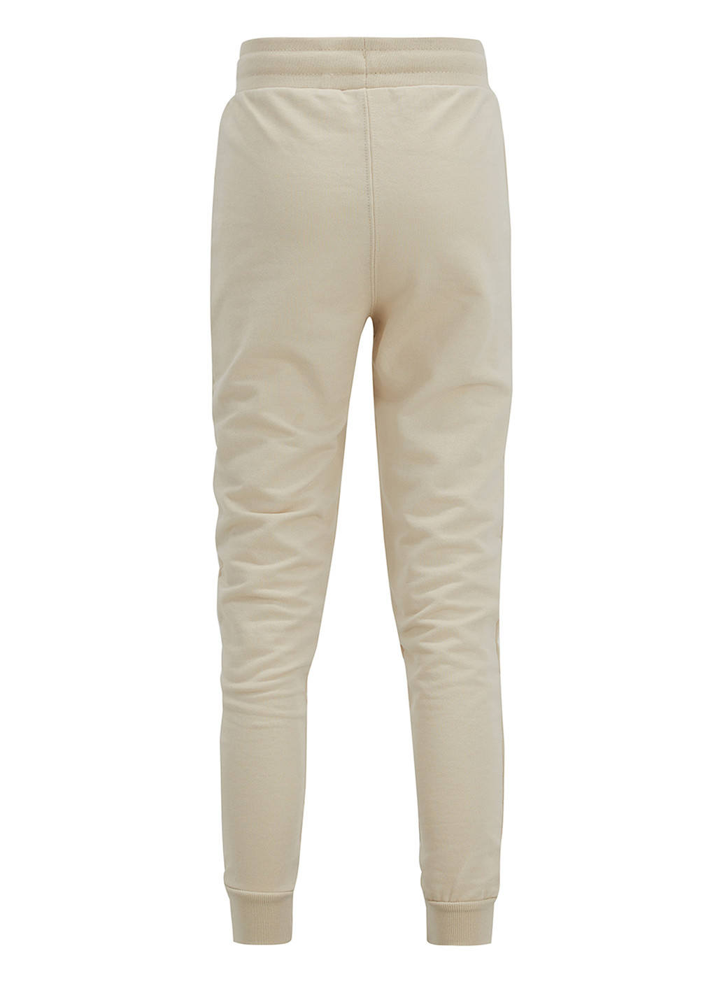 Светло-бежевые кэжуал демисезонные брюки джоггеры DeFacto