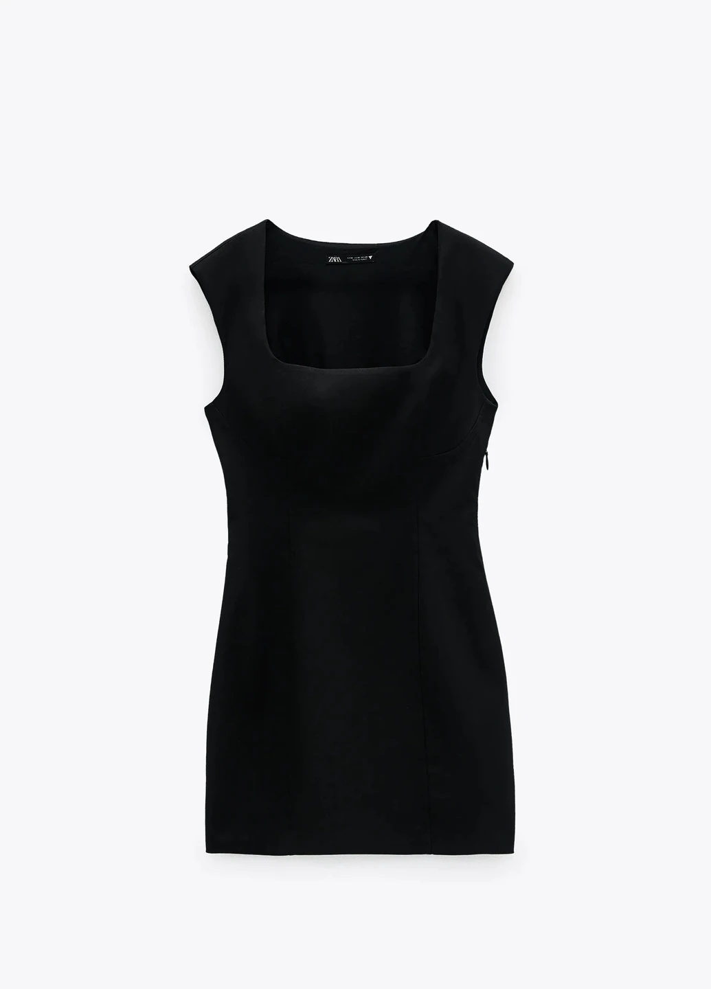 Чорна кежуал плаття, сукня Zara однотонна