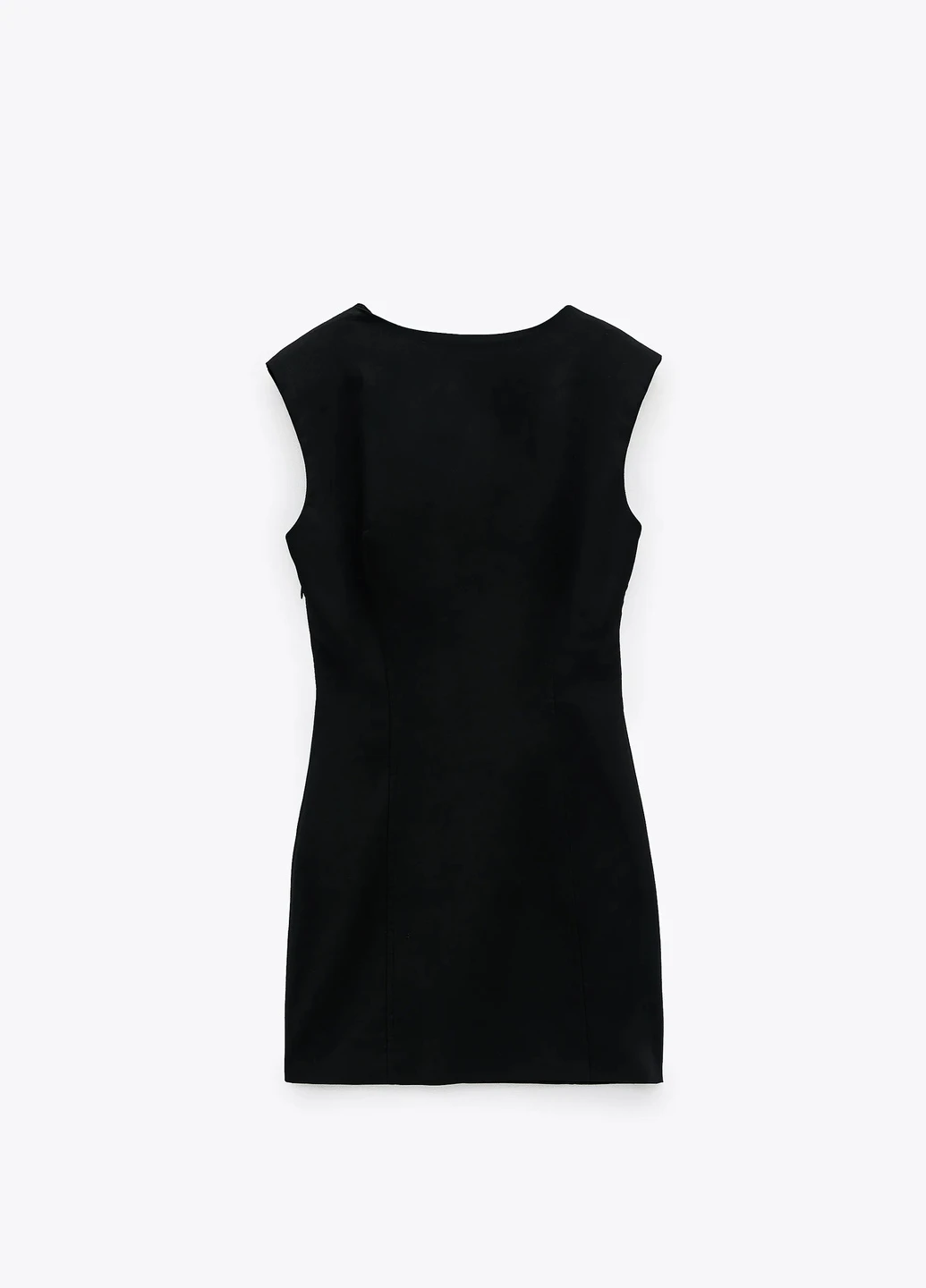 Чорна кежуал плаття, сукня Zara однотонна