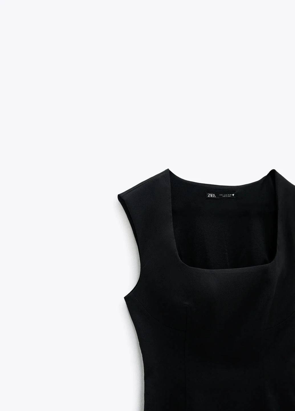Чорна кежуал плаття, сукня Zara однотонна