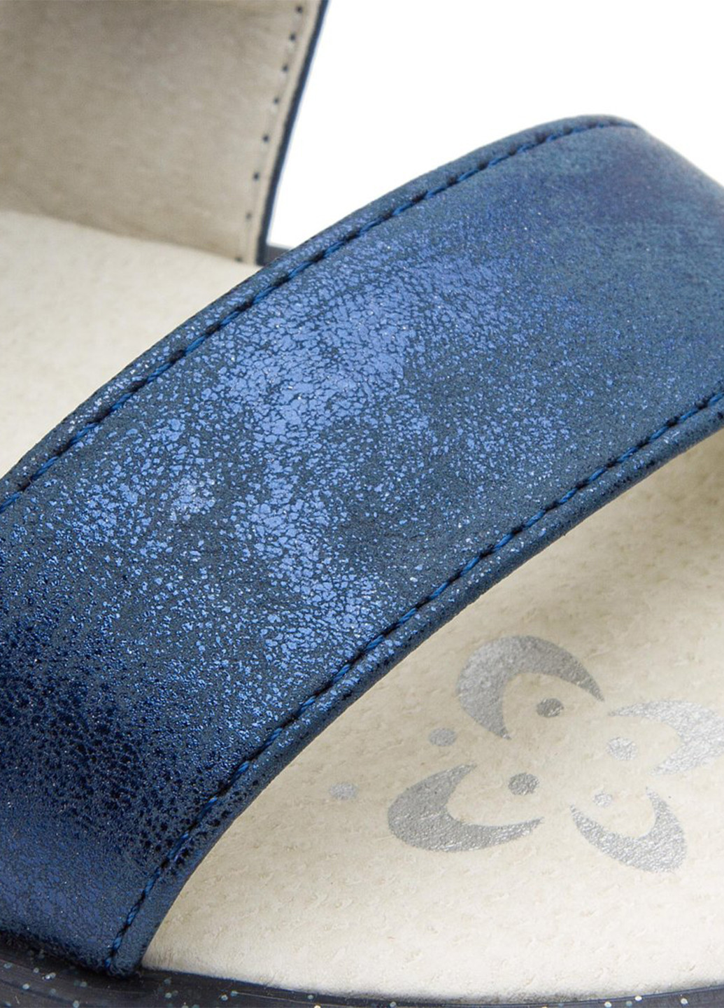 Синие кэжуал сандалі nelli blu cm336-18 Nelli Blu на резинке