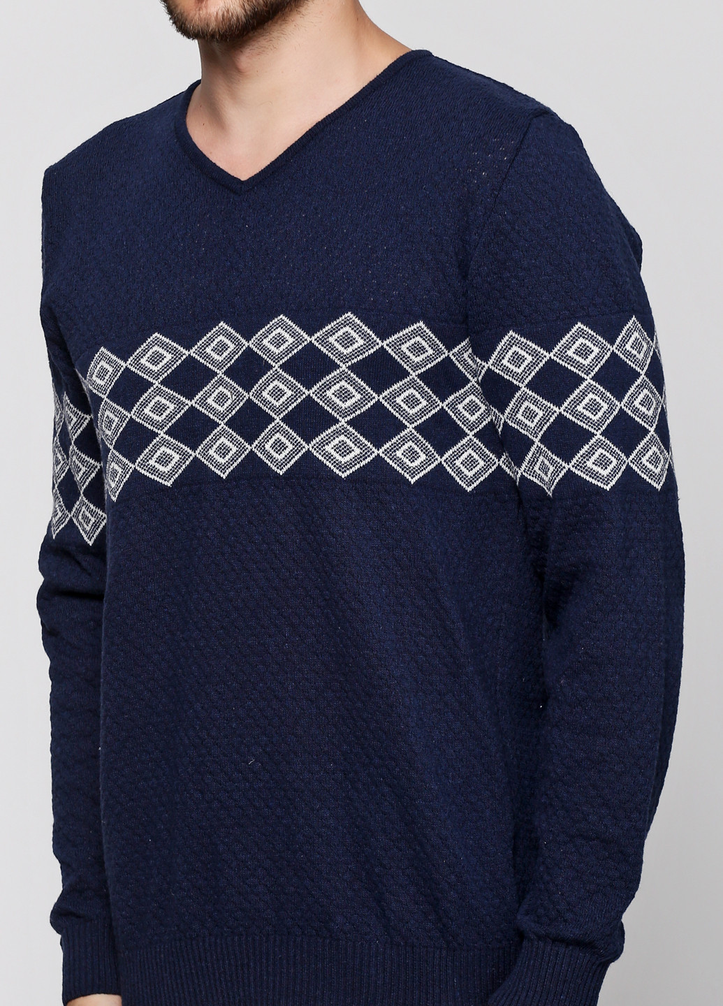 Синий демисезонный пуловер пуловер VD One