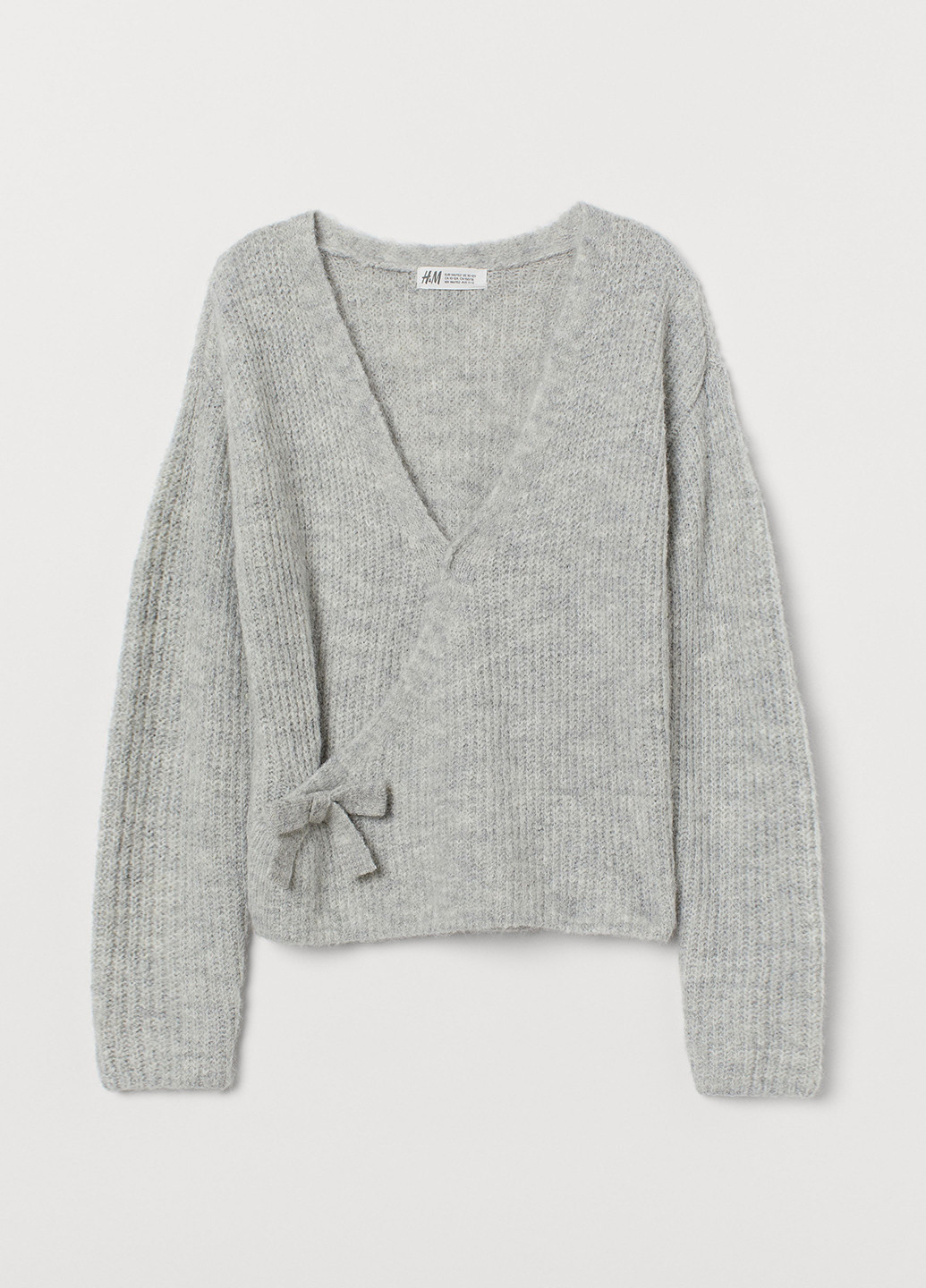 Светло-серый демисезонный пуловер пуловер H&M