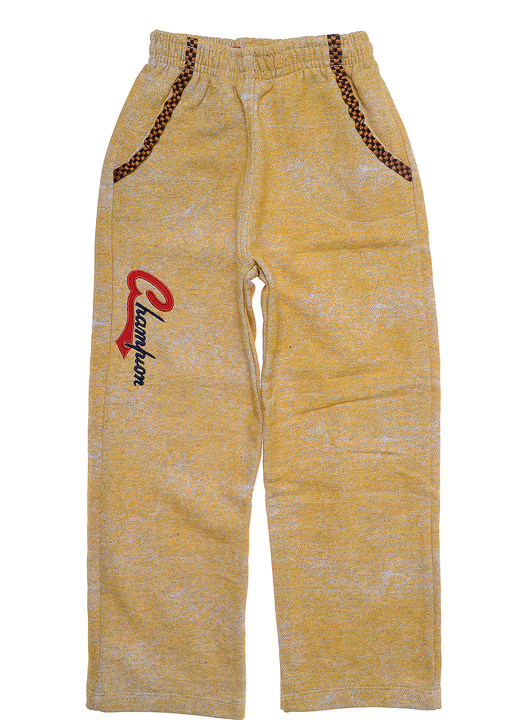 Желтые спортивные демисезонные прямые брюки Bittos