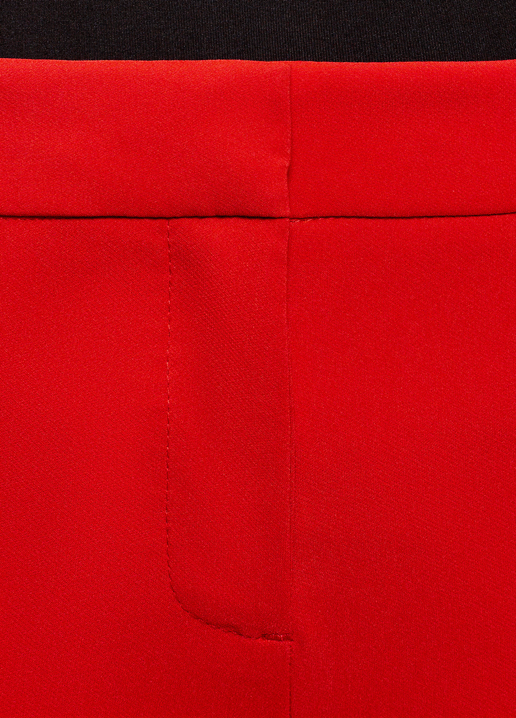 Красные кэжуал демисезонные брюки Oodji