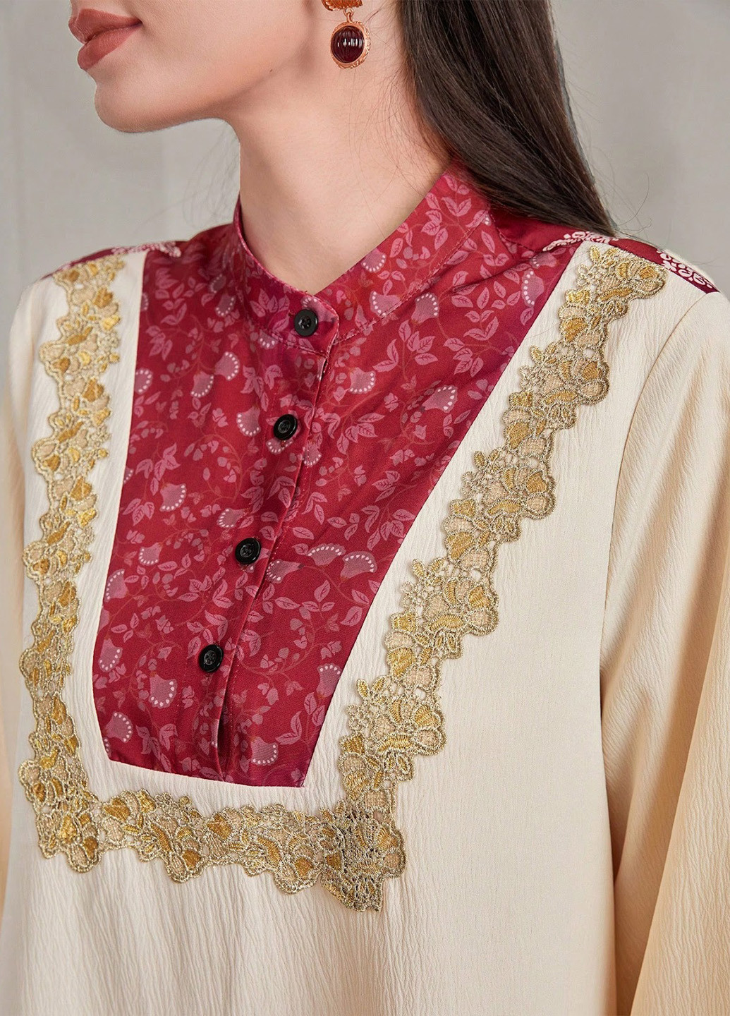 Комбінована кежуал сукня оверсайз SHEIN з абстрактним візерунком