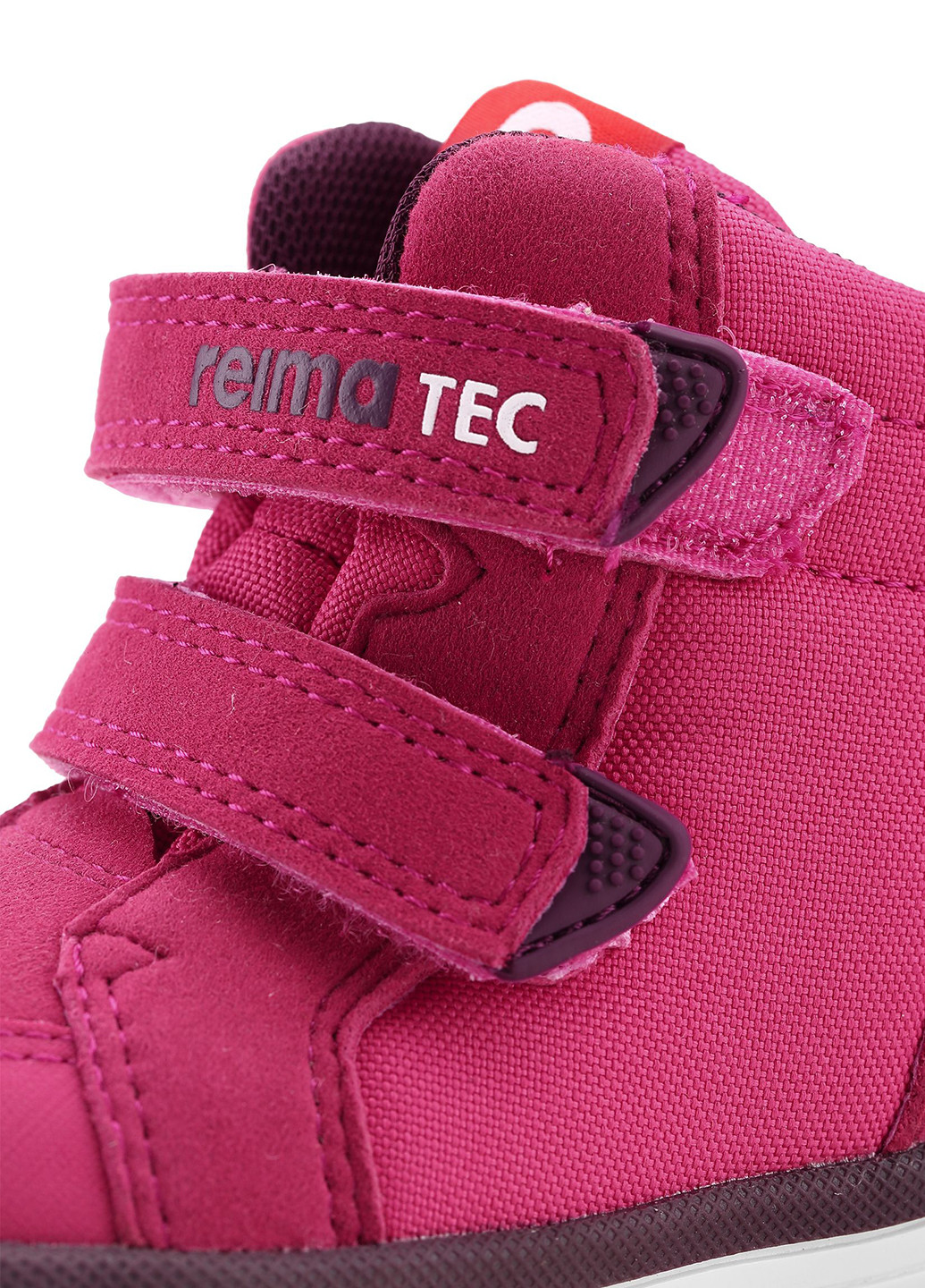 Малиновые кэжуал осенние ботинки Reima
