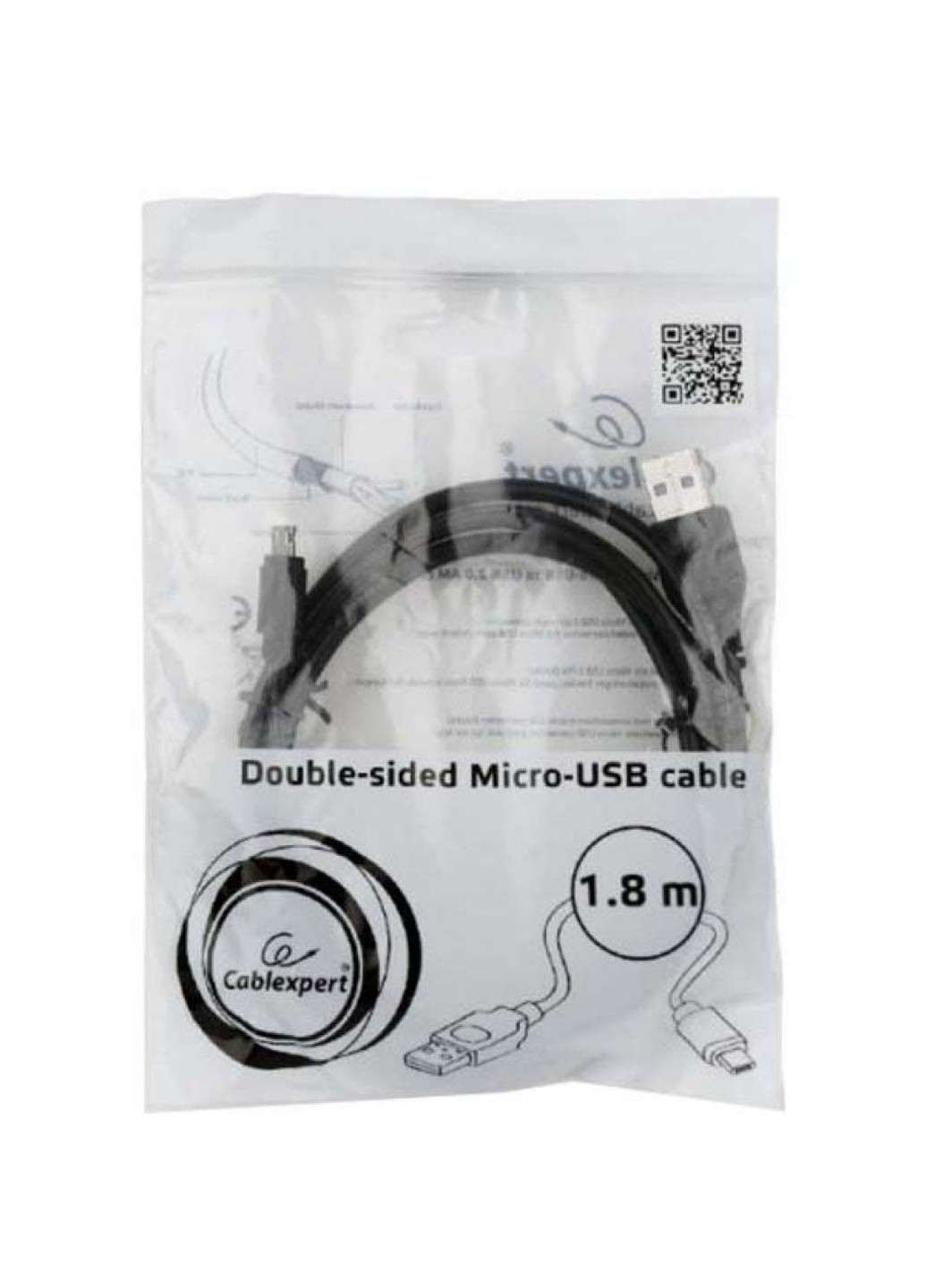 Дата кабель (CC-USB2-AMmDM-6) Cablexpert usb 2.0 am to micro 5p 1.8m (239382613)
