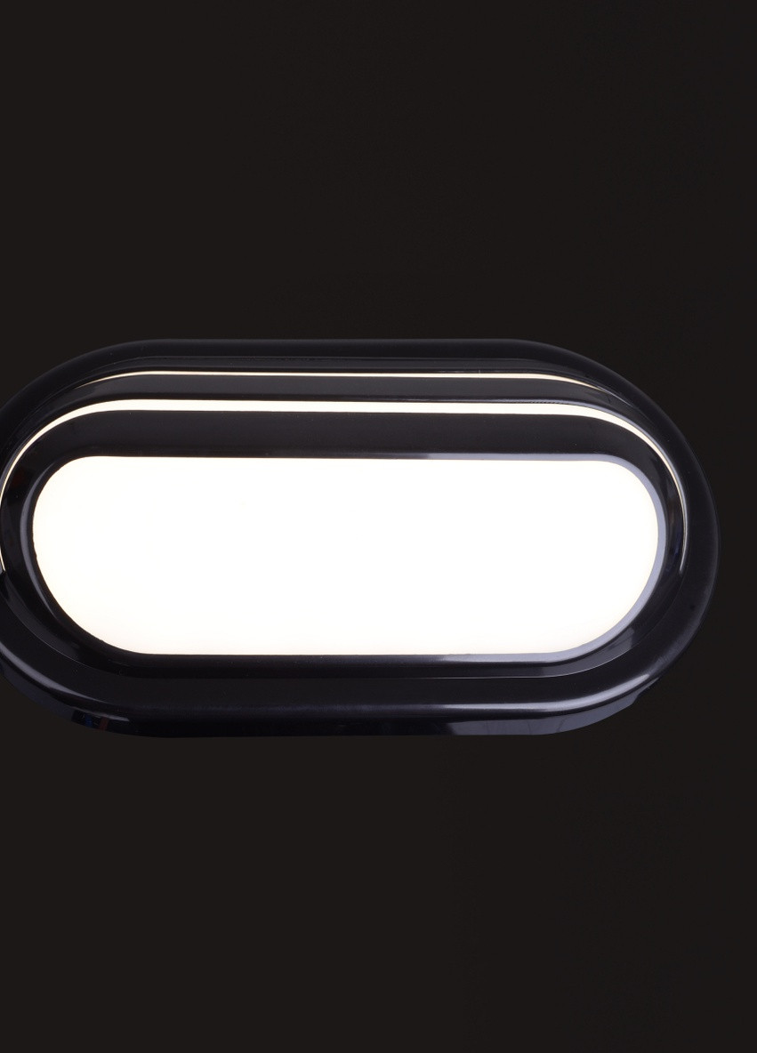 Настенный светильник AL-14H/15W NW IP54 BK Brille (253893849)