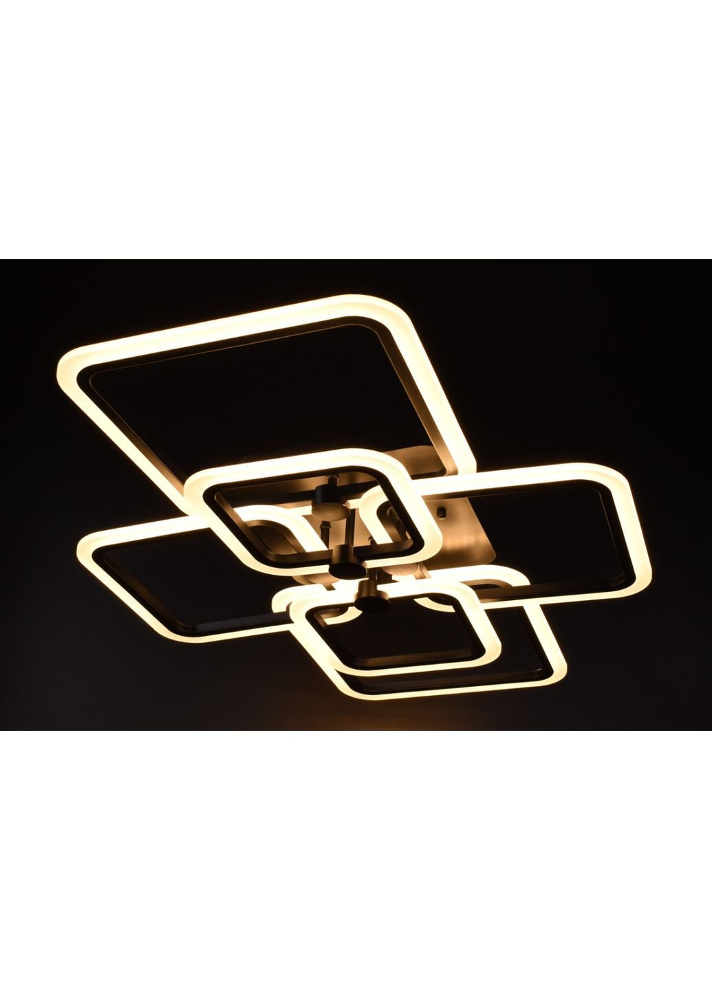 Люстра потолочная LED с пультом A2503/2+2+2-bk Черный 12х59х80 см. Sunnysky (253528222)