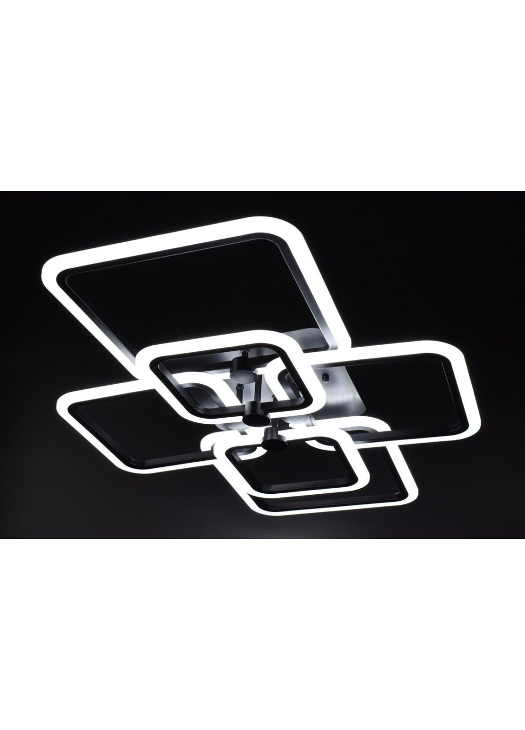 Люстра потолочная LED с пультом A2503/2+2+2-bk Черный 12х59х80 см. Sunnysky (253528222)