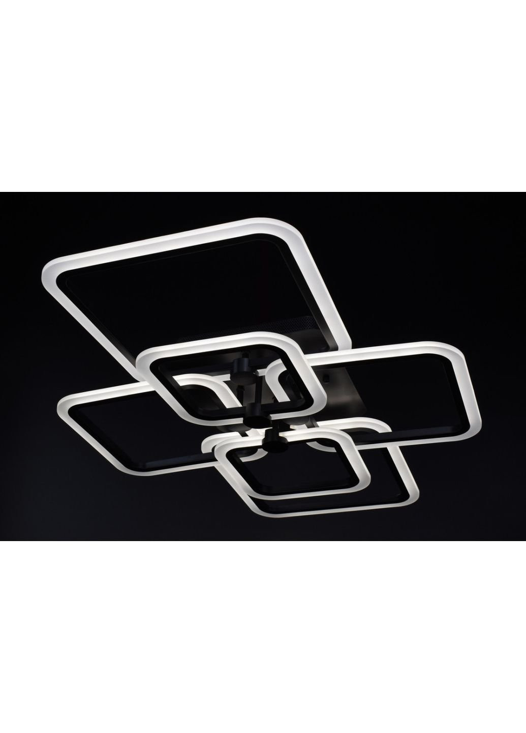 Люстра потолочная LED с пультом A2503/2+2+2-bk Черный 12х59х80 см. Sunnysky (253528222)