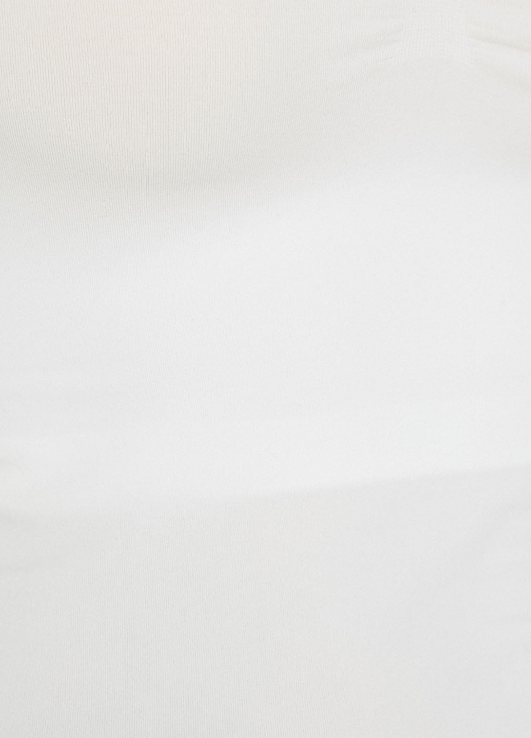 Майка KOTON однотонная белая кэжуал трикотаж, полиамид