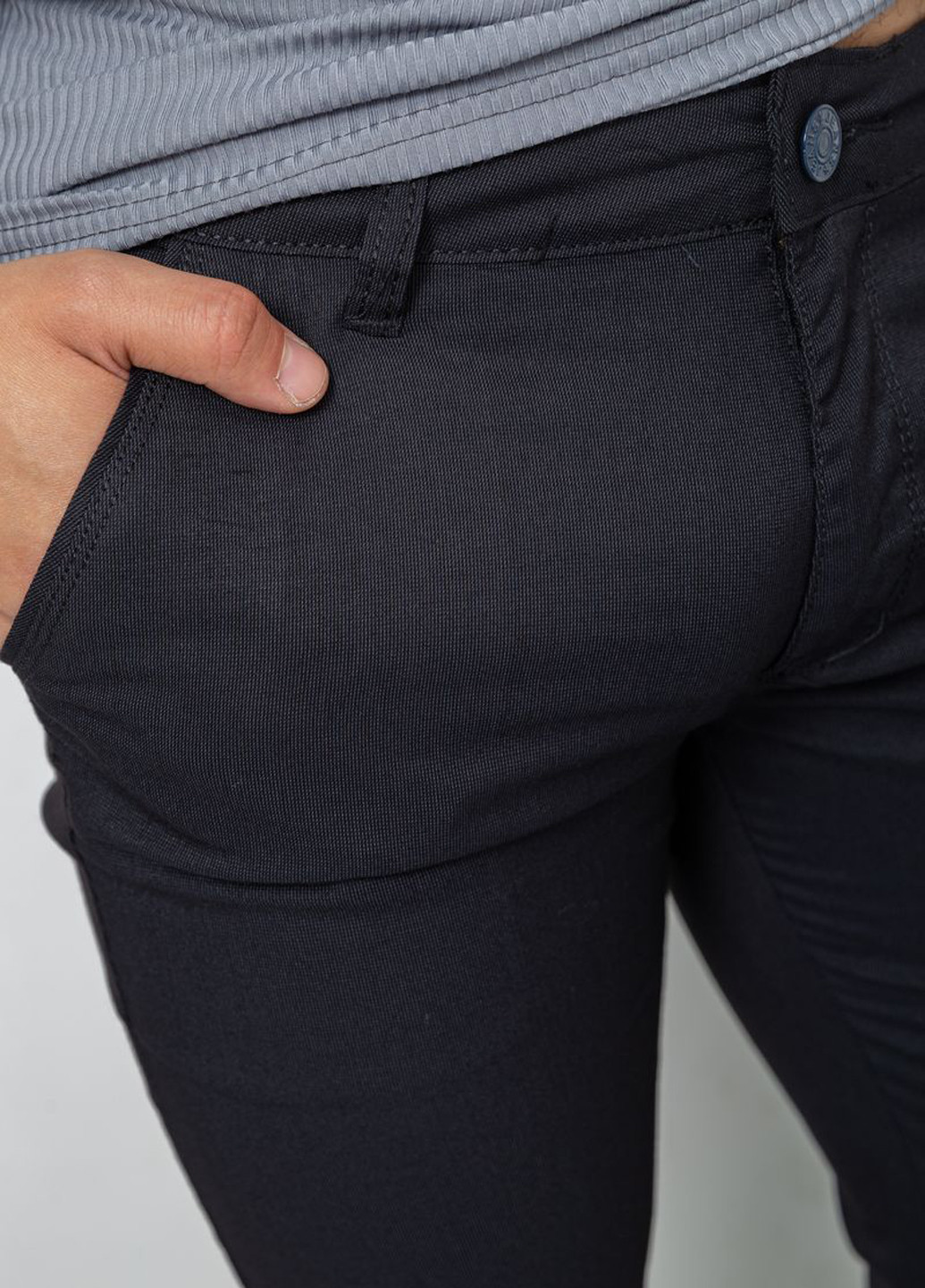 Черные кэжуал демисезонные зауженные брюки Ager